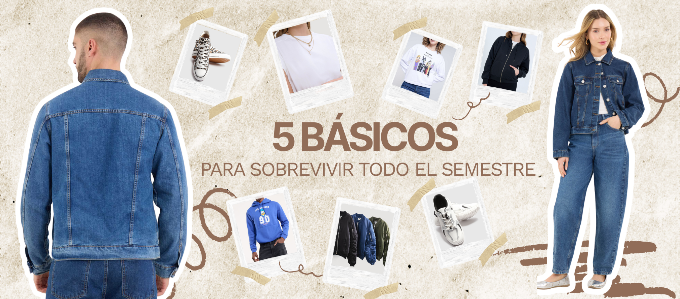 Ropa para el semestre para hombre y mujer